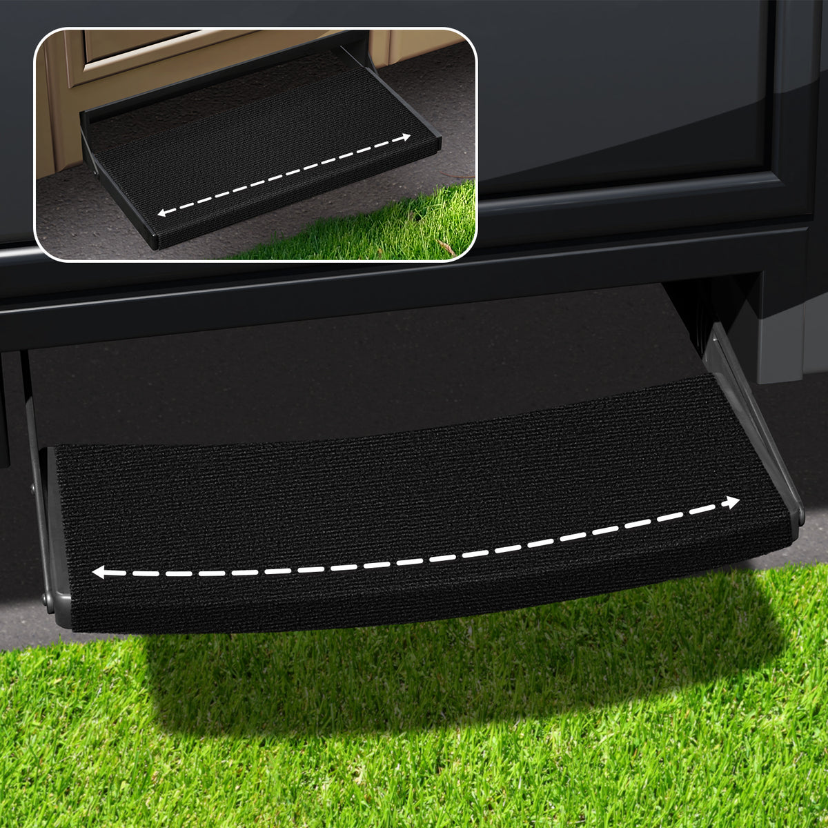Outrigger Universal RV Step Rug 22 In. Wide