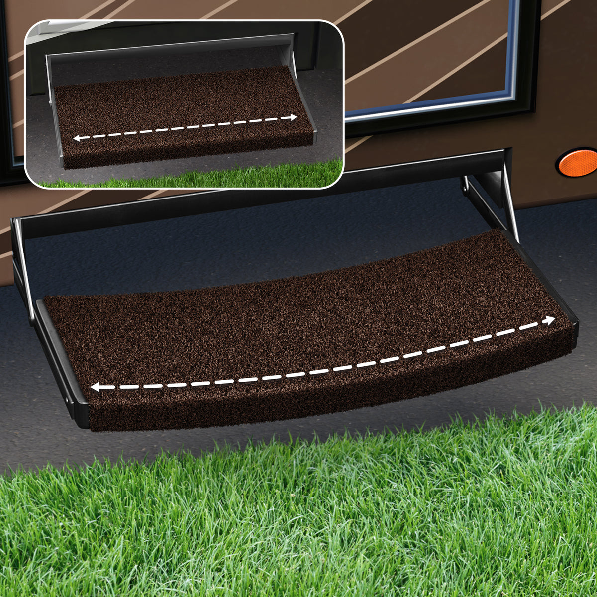 Trailhead Universal RV Step Rug 22 In. Wide