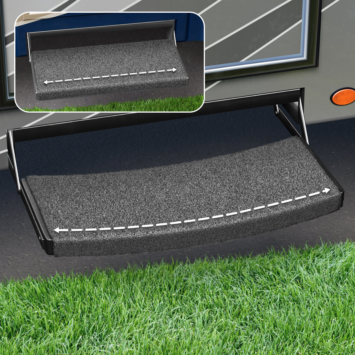 Trailhead Universal RV Step Rug 22 In. Wide