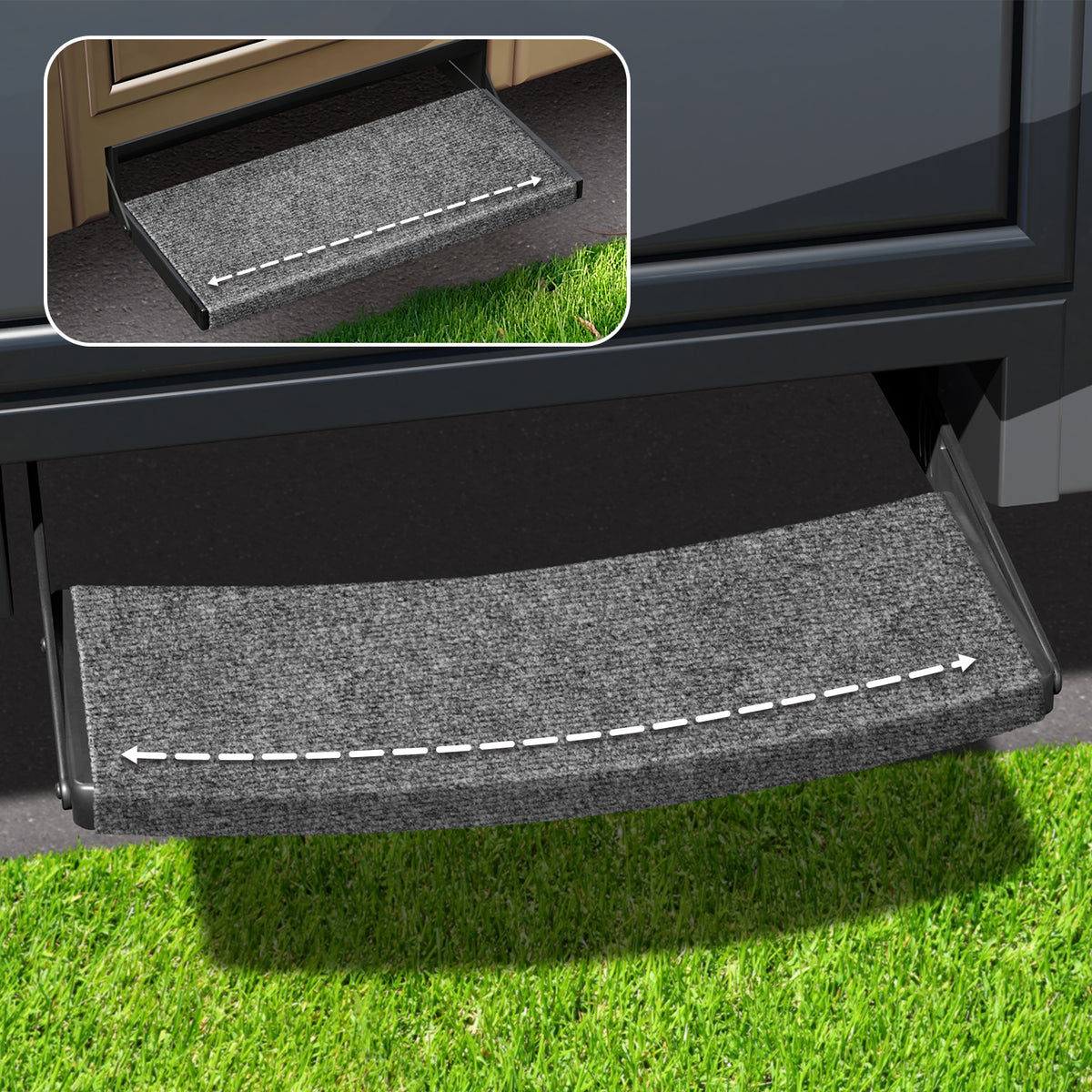 Outrigger Universal RV Step Rug 22 In. Wide