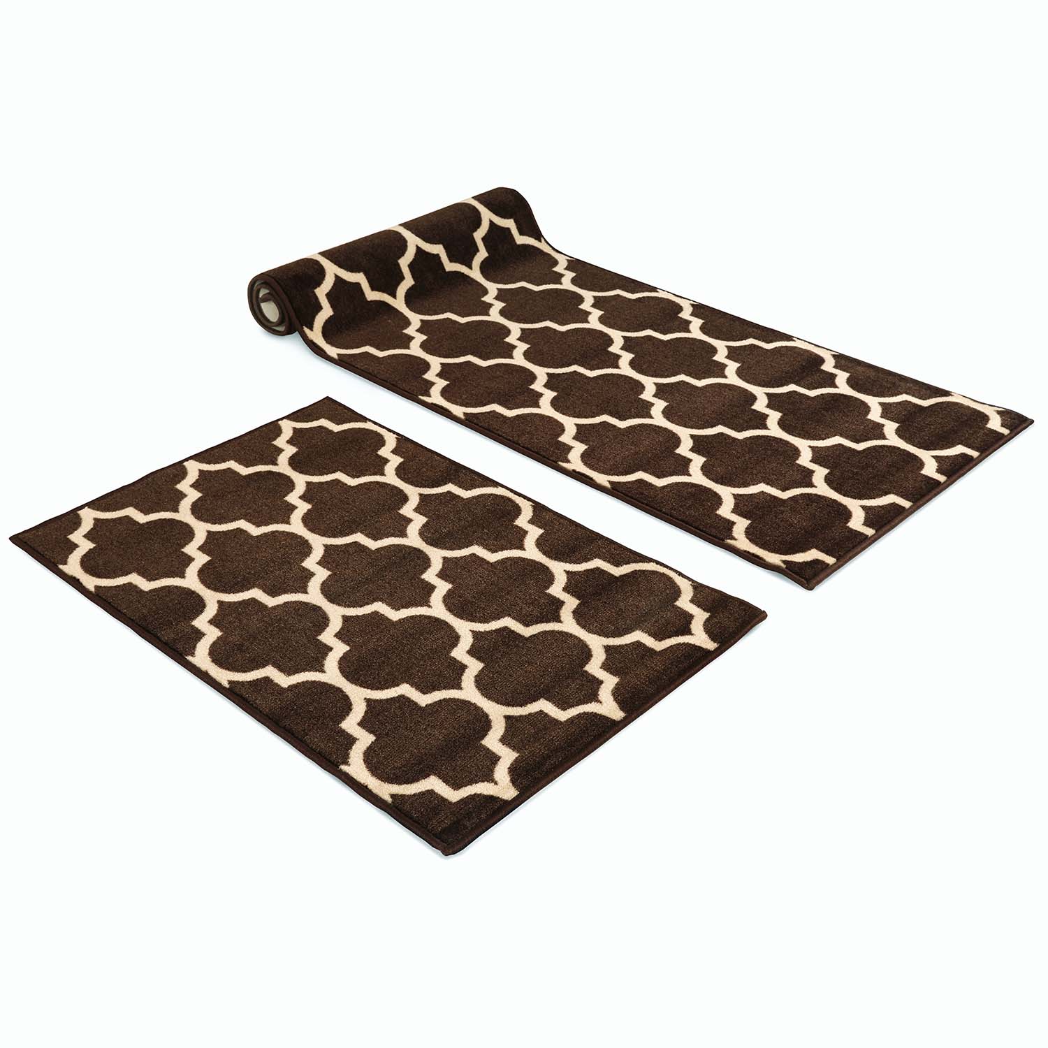 2-Piece RV Rug Sets - Trellis Design